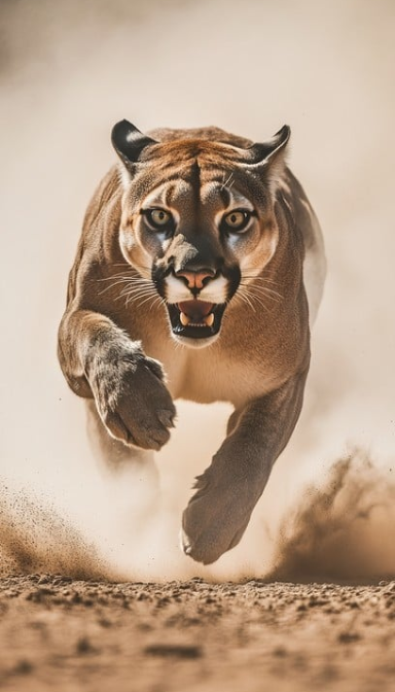 Puma in motion