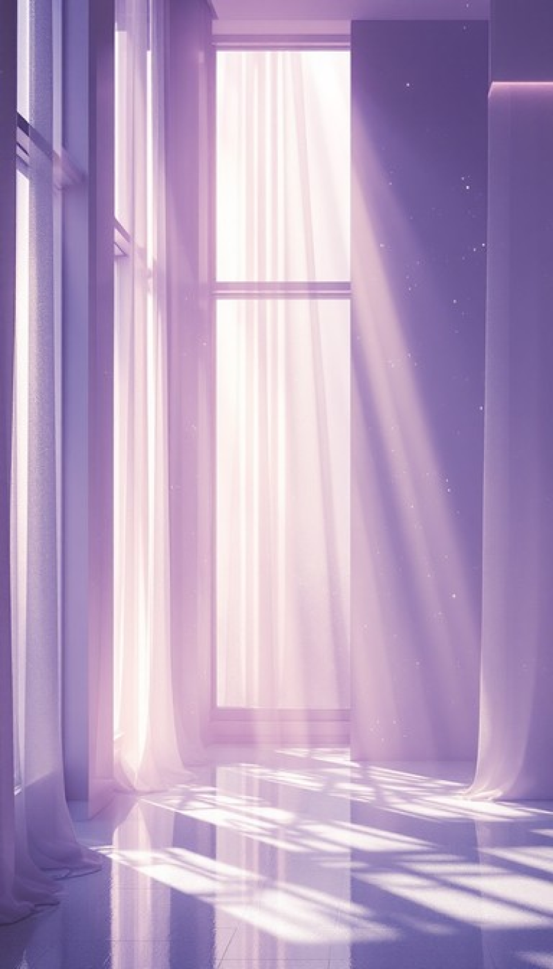 Purple Light Streams