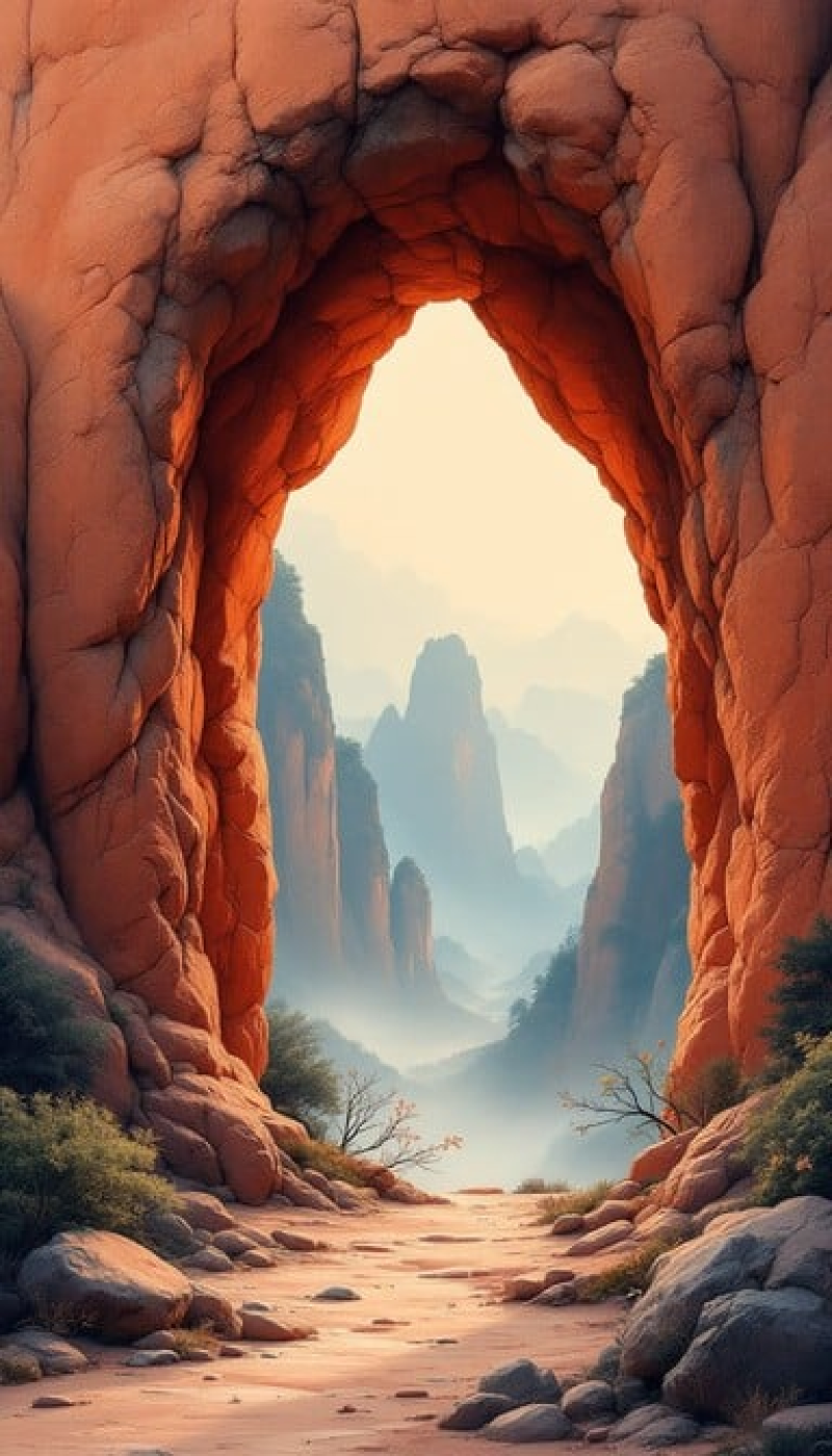 Mystical Mountain Portal
