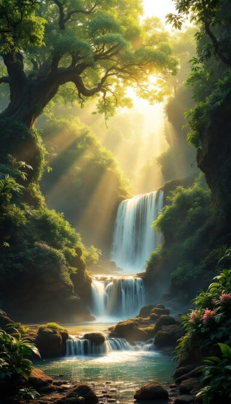 Paradise Waterfall Dreams