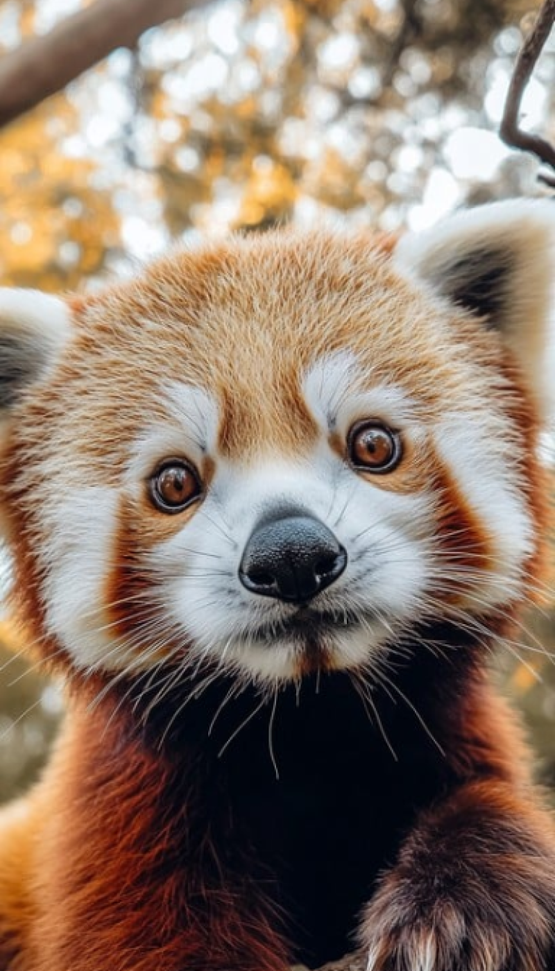 Curious Red Panda