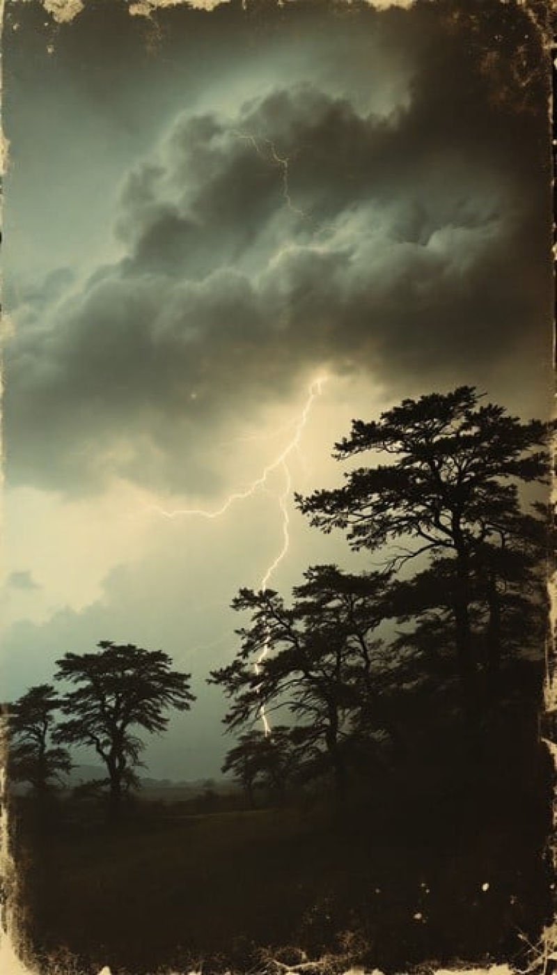 Stormy Vintage Nature