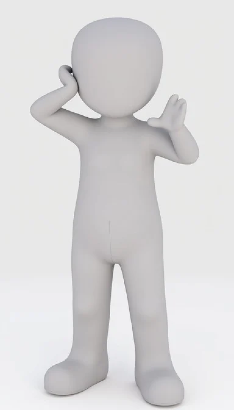 Minimalist 3D Figure