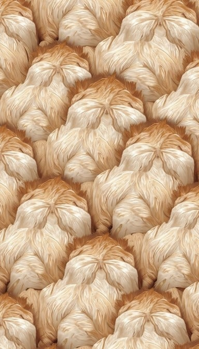 Flowing Fur Geometry