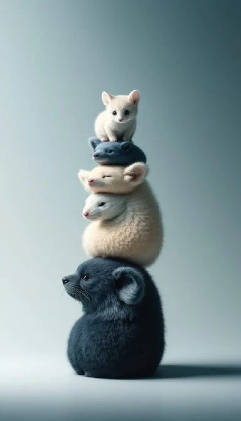 Balanced Animal Tower