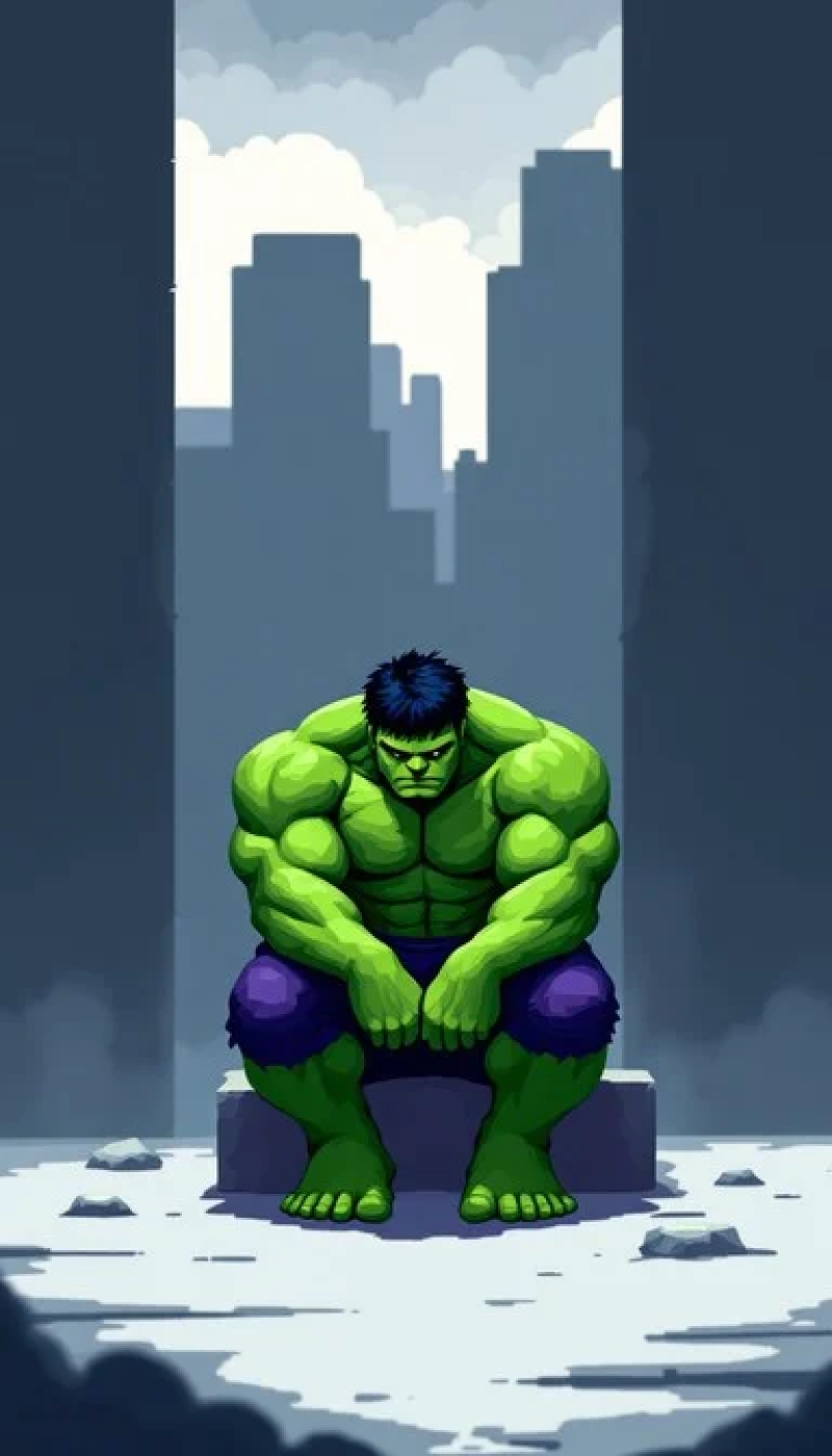 Hulk's Quiet Moment