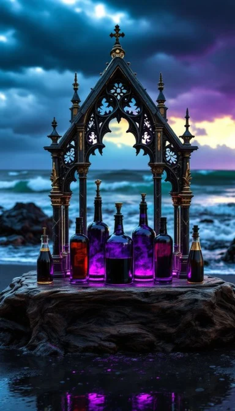 Gothic Beach Altar