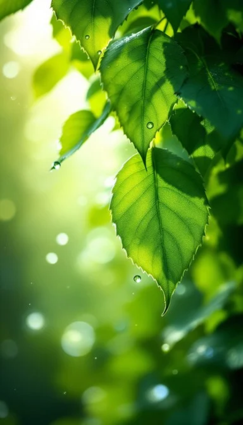 Leaves Dancing Light