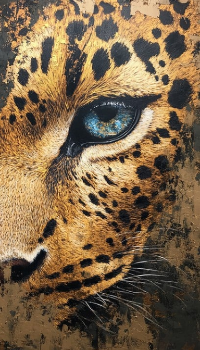 Leopard Eye Detail