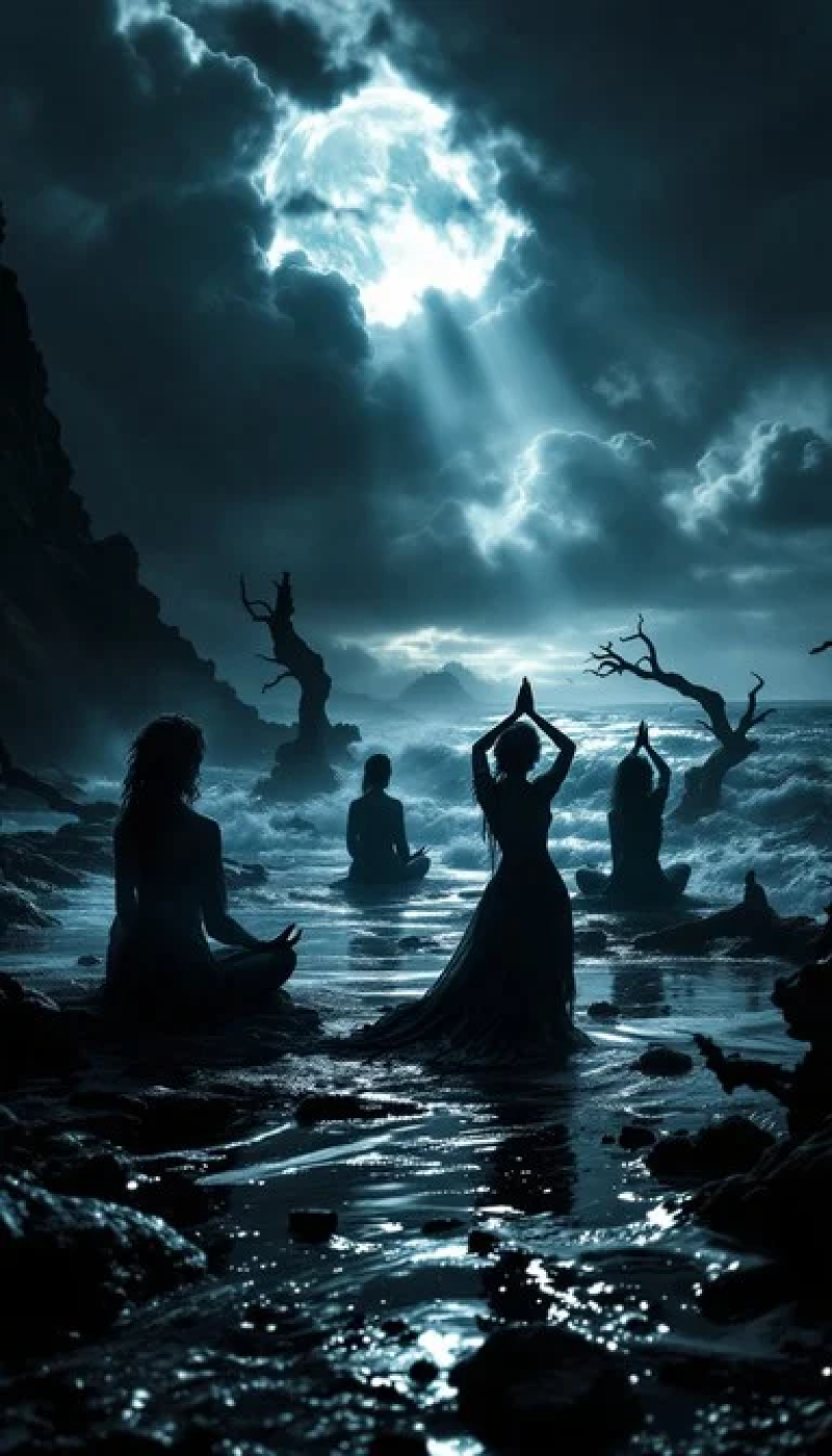 Moonlit Beach Ritual