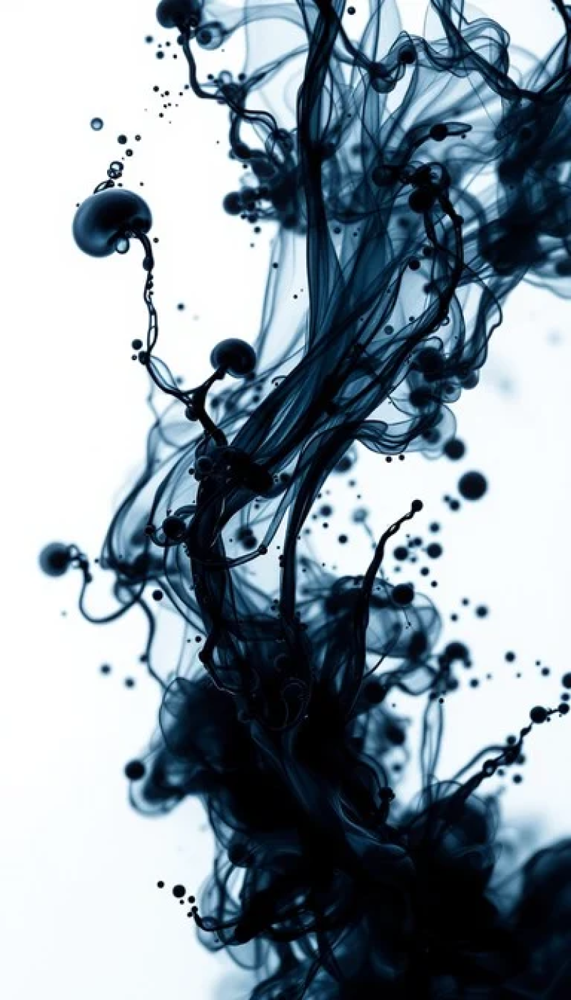 Dancing Ink Swirls