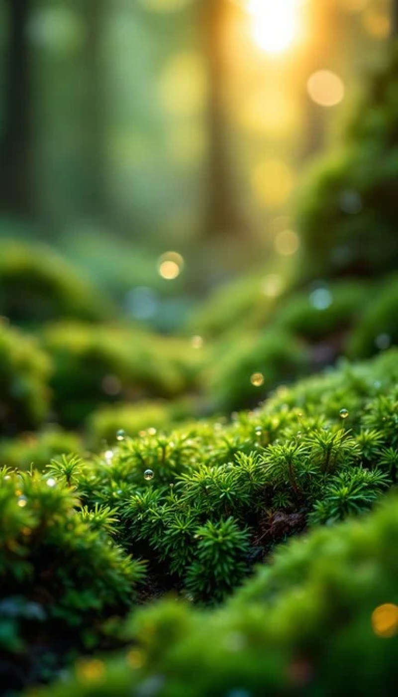 Dewy Moss Morning