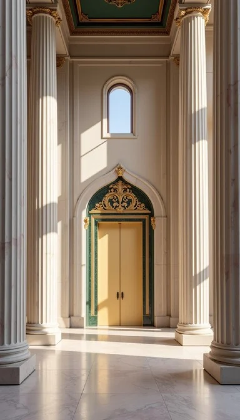 Sunlit Classical Portal