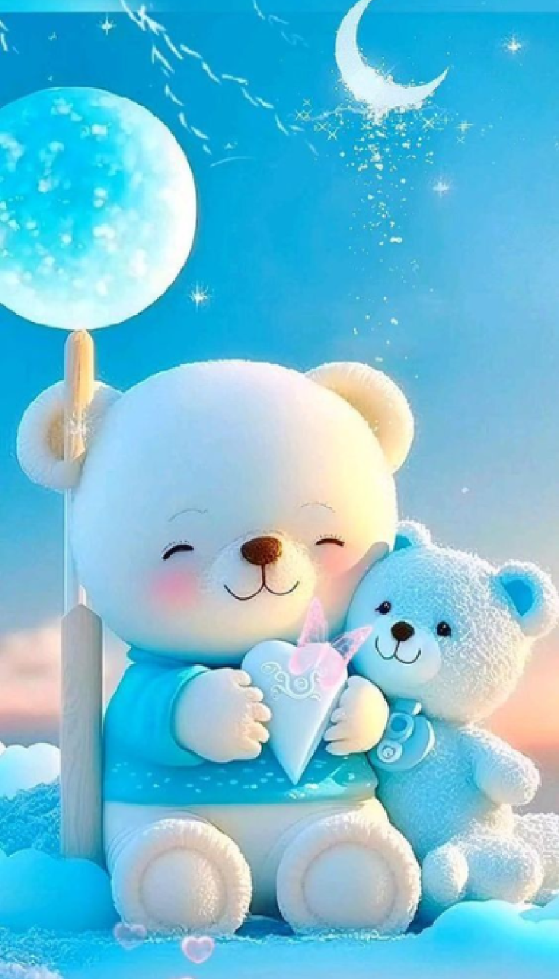 Moonlit Teddy Dreams