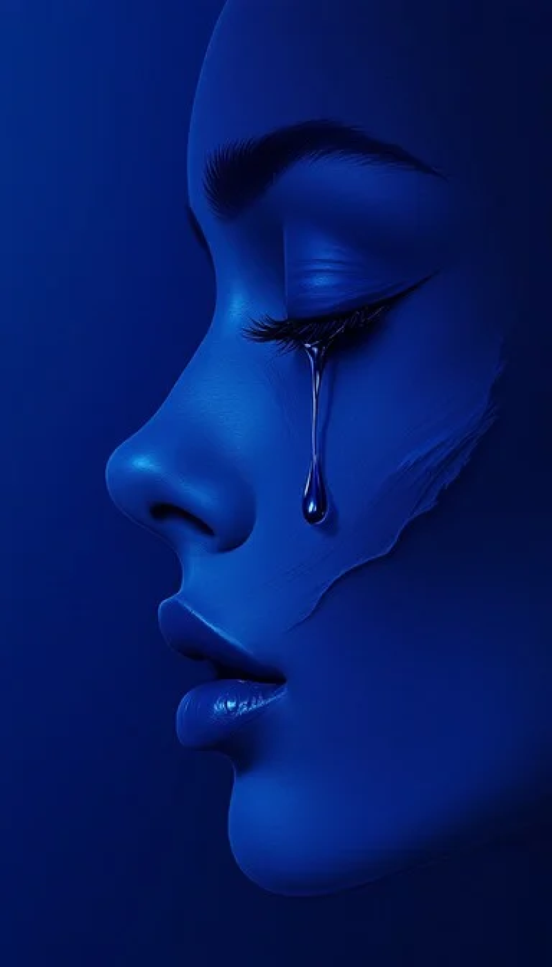 Blue Tears Falling