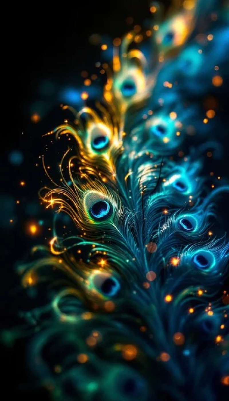 Iridescent Feather Galaxy