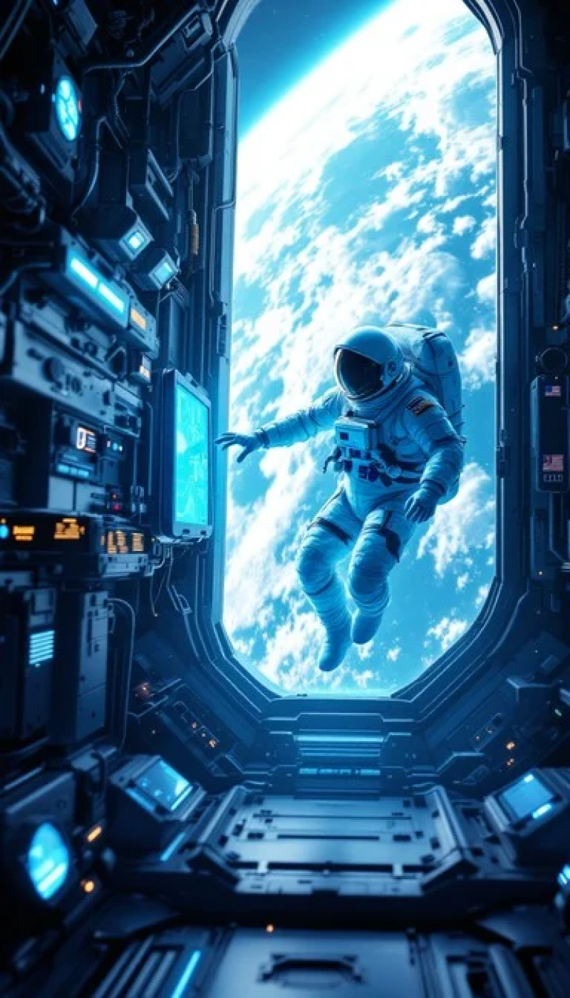 Spacewalk Inside Station