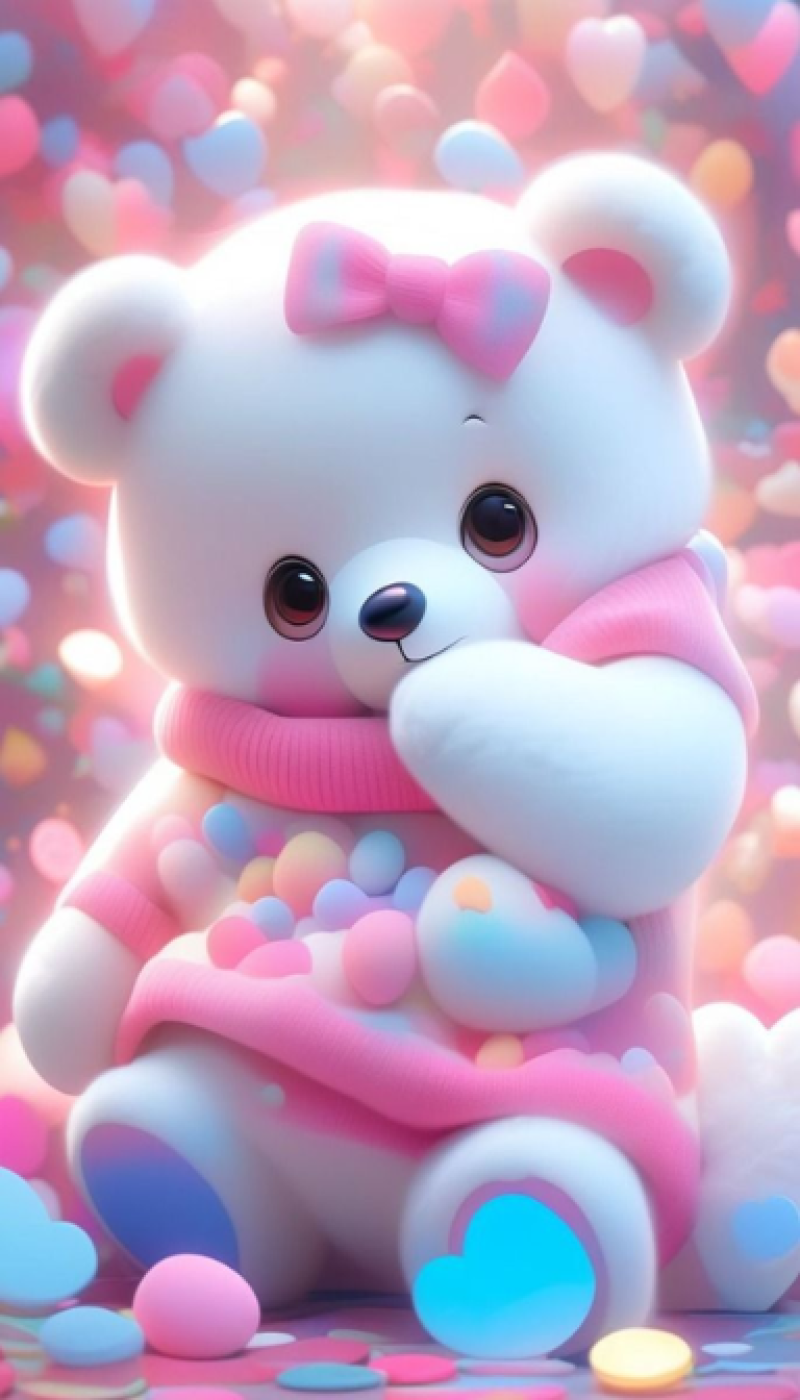 Cotton Candy Bear