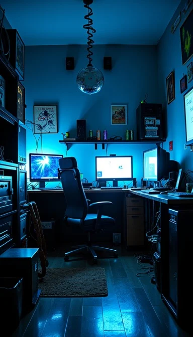 Blue Digital Sanctuary