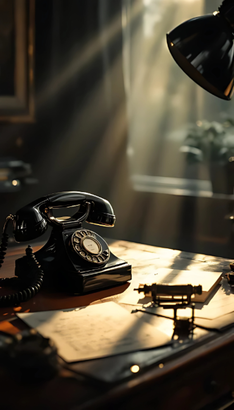 Vintage Communication Scene