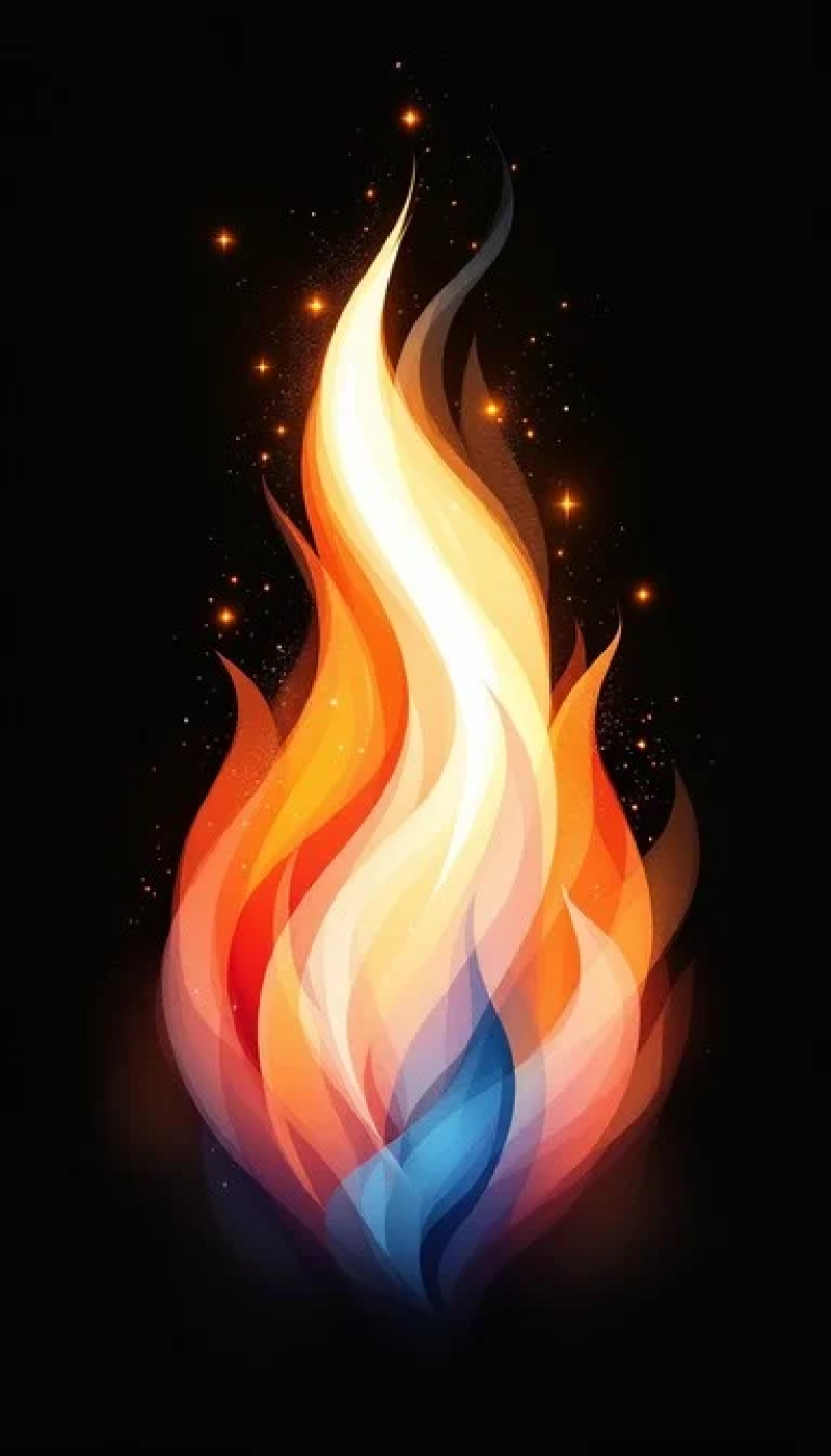 Elegant Fire Dance