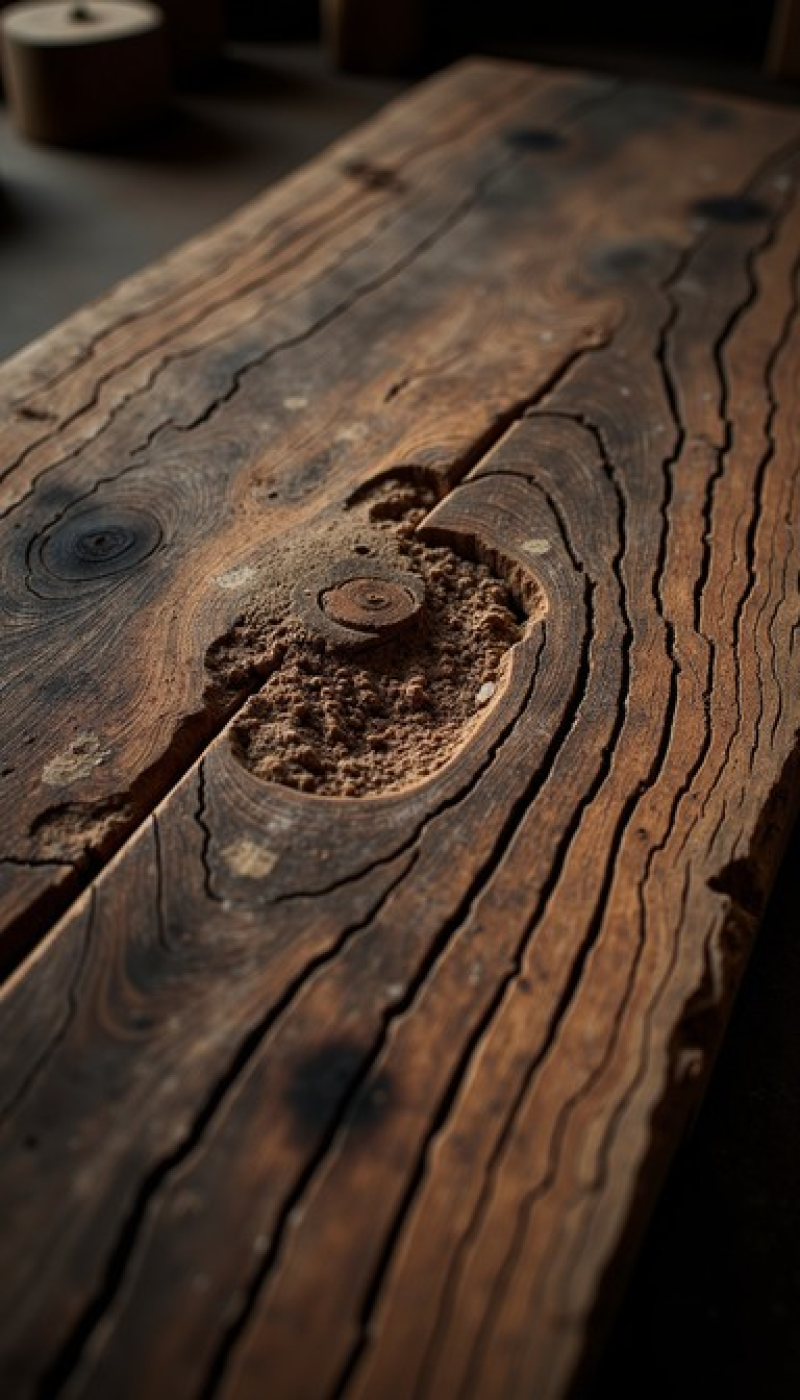 Textured Timber Detail