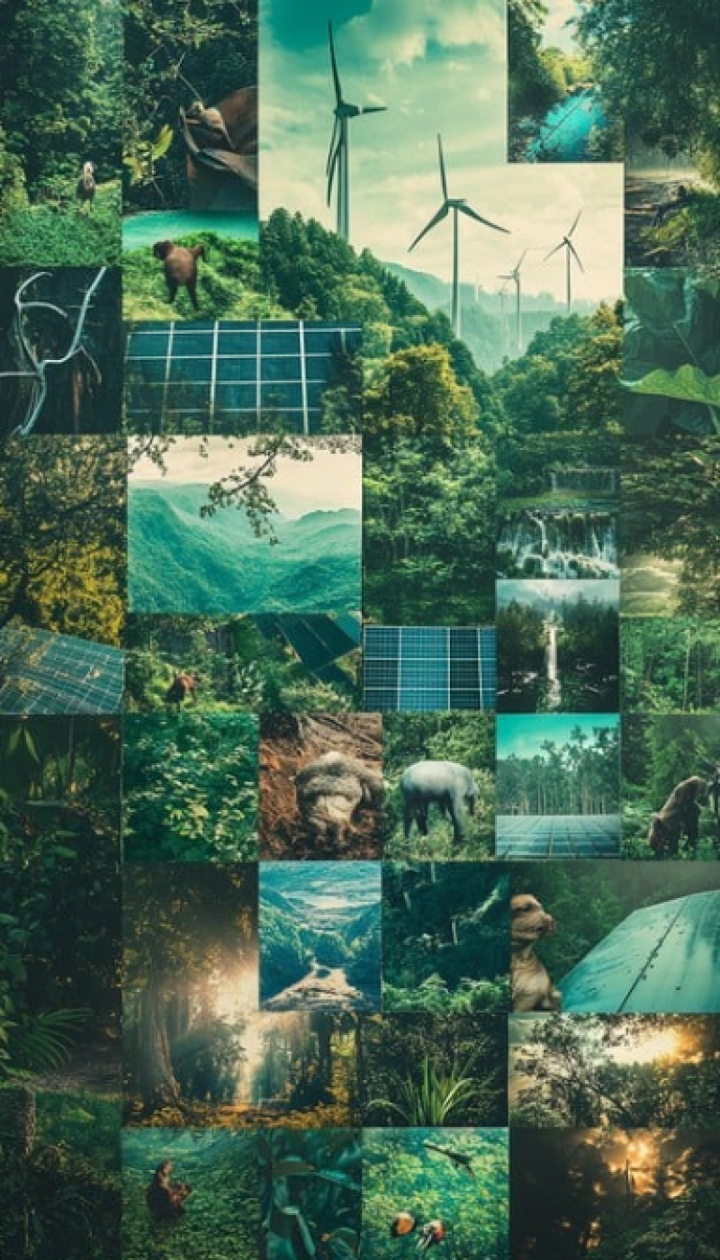 Diverse Natural Collage