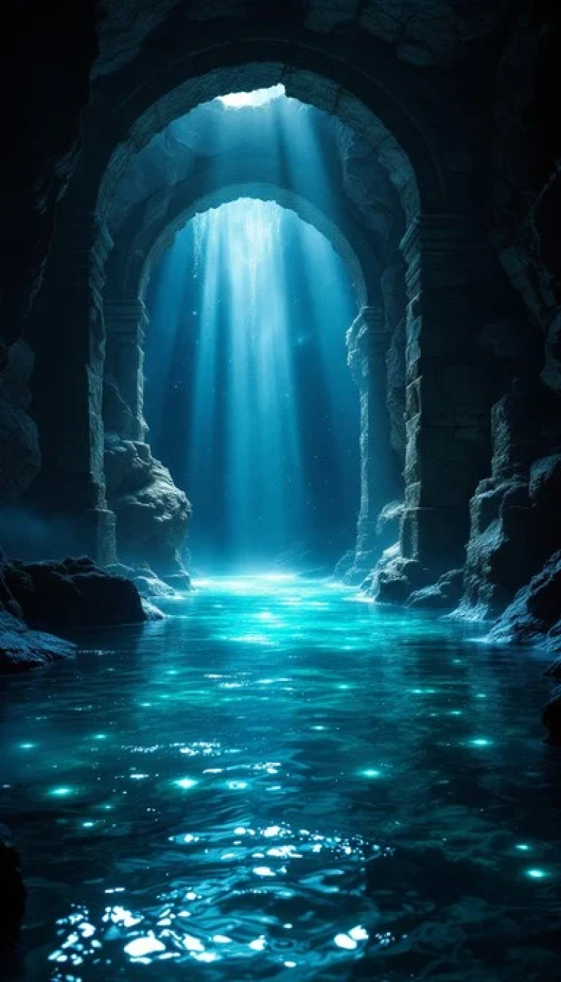 Luminous Underwater Gateway