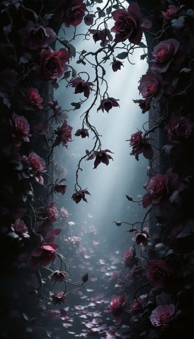 Moonlit Gothic Roses