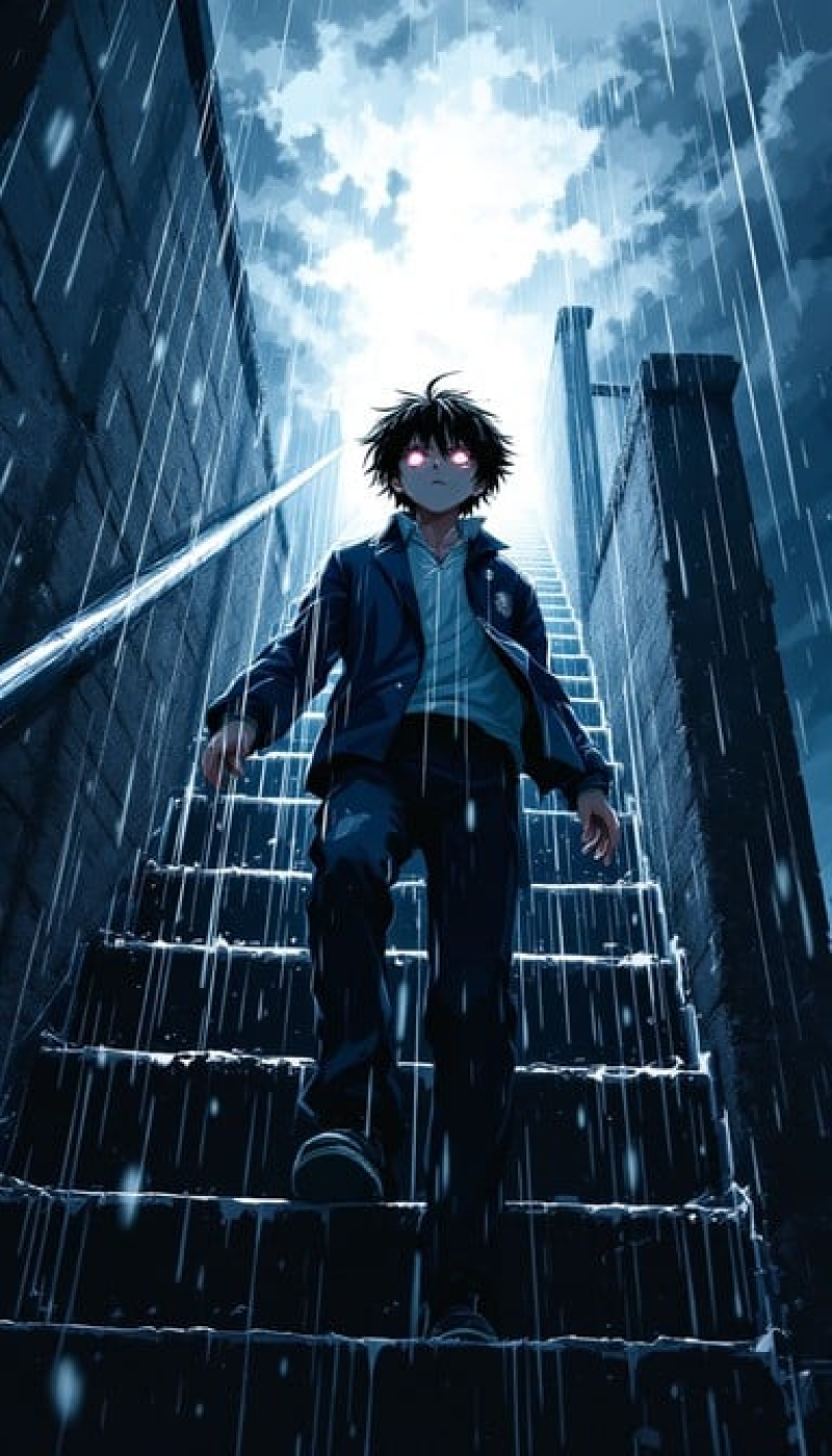 Ascending Through Storm