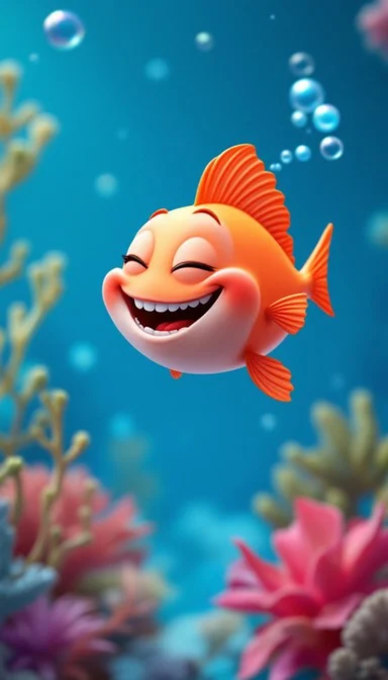 Laughing Orange Fish