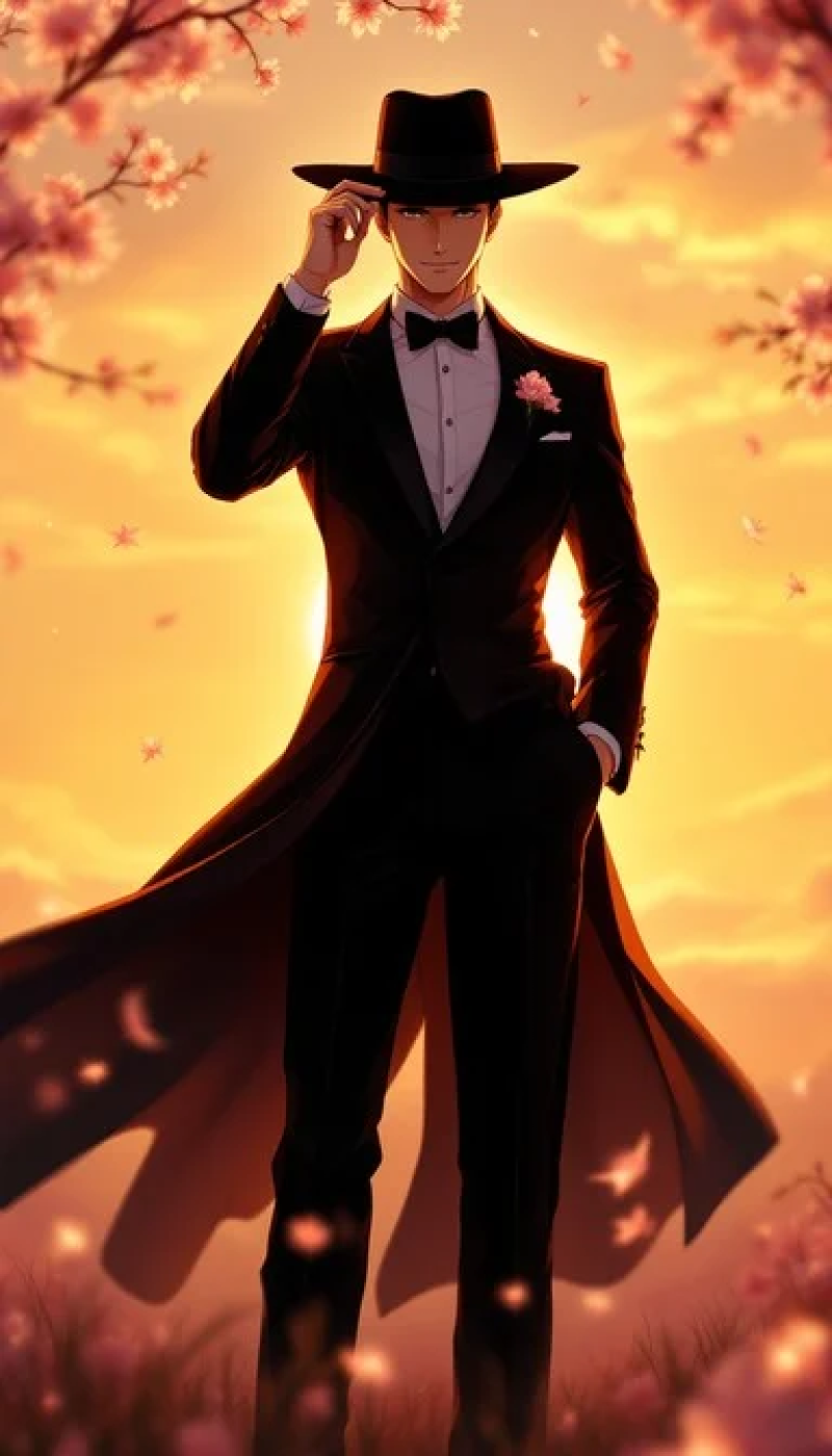 Cowboy Groom Silhouette