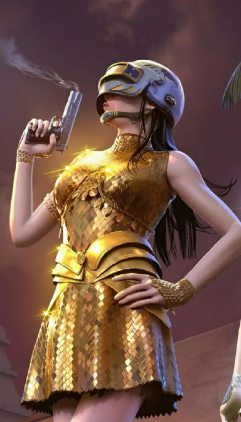 PUBG Gold Girl Winner