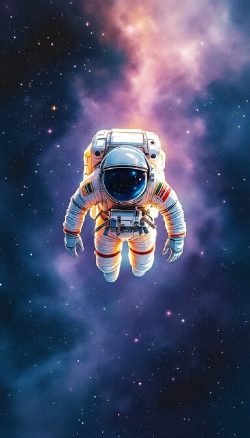 Cosmic Astronaut Adrift
