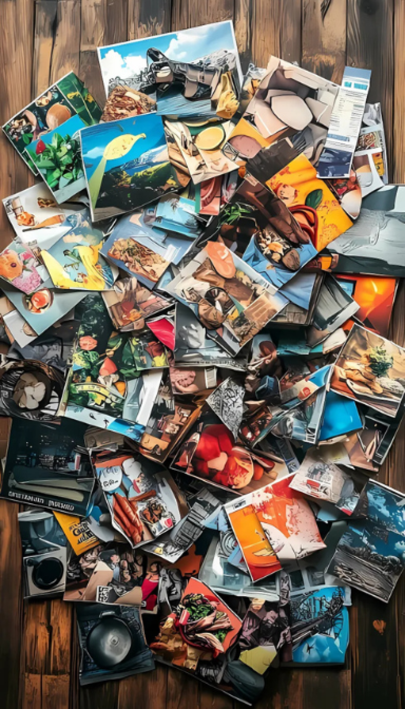 Scattered travel photos