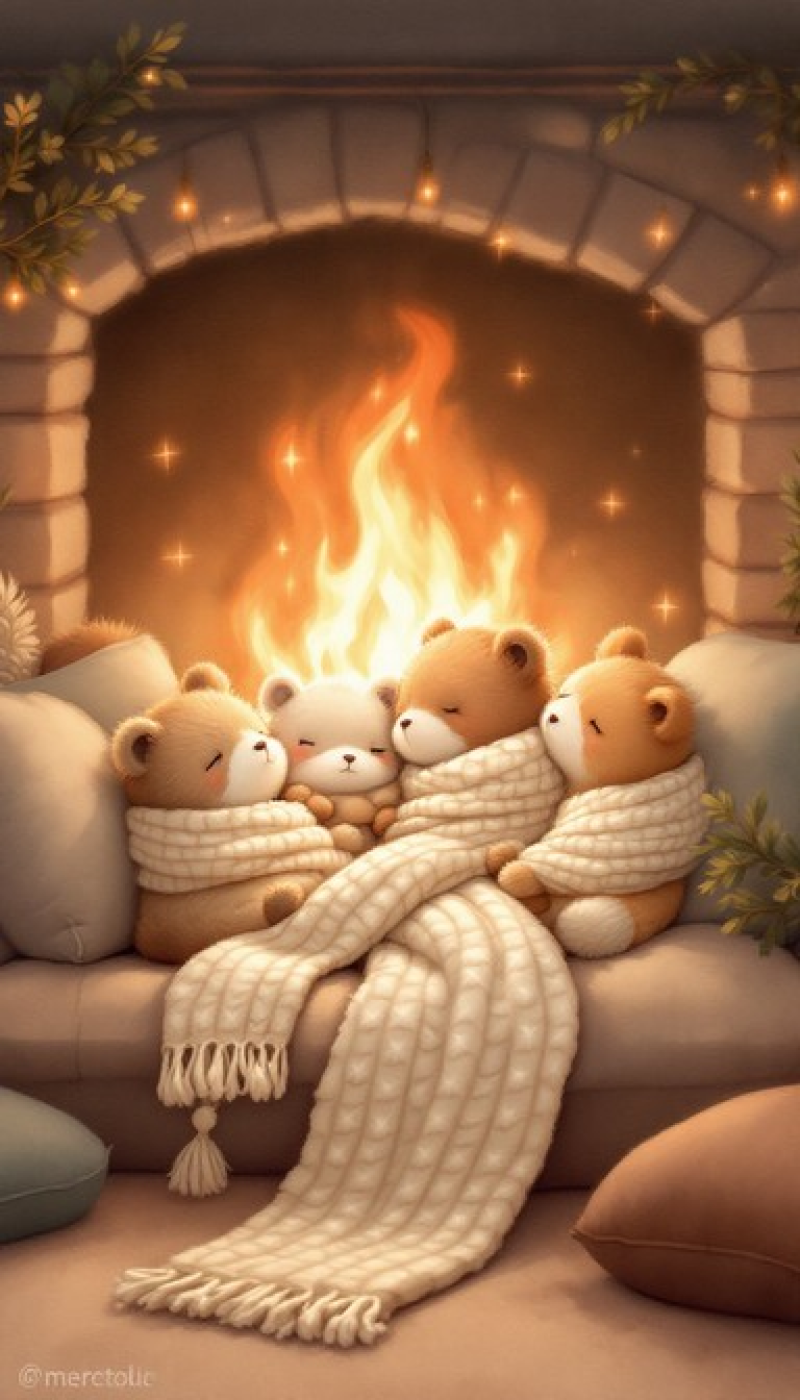 Cozy Fireside Friends
