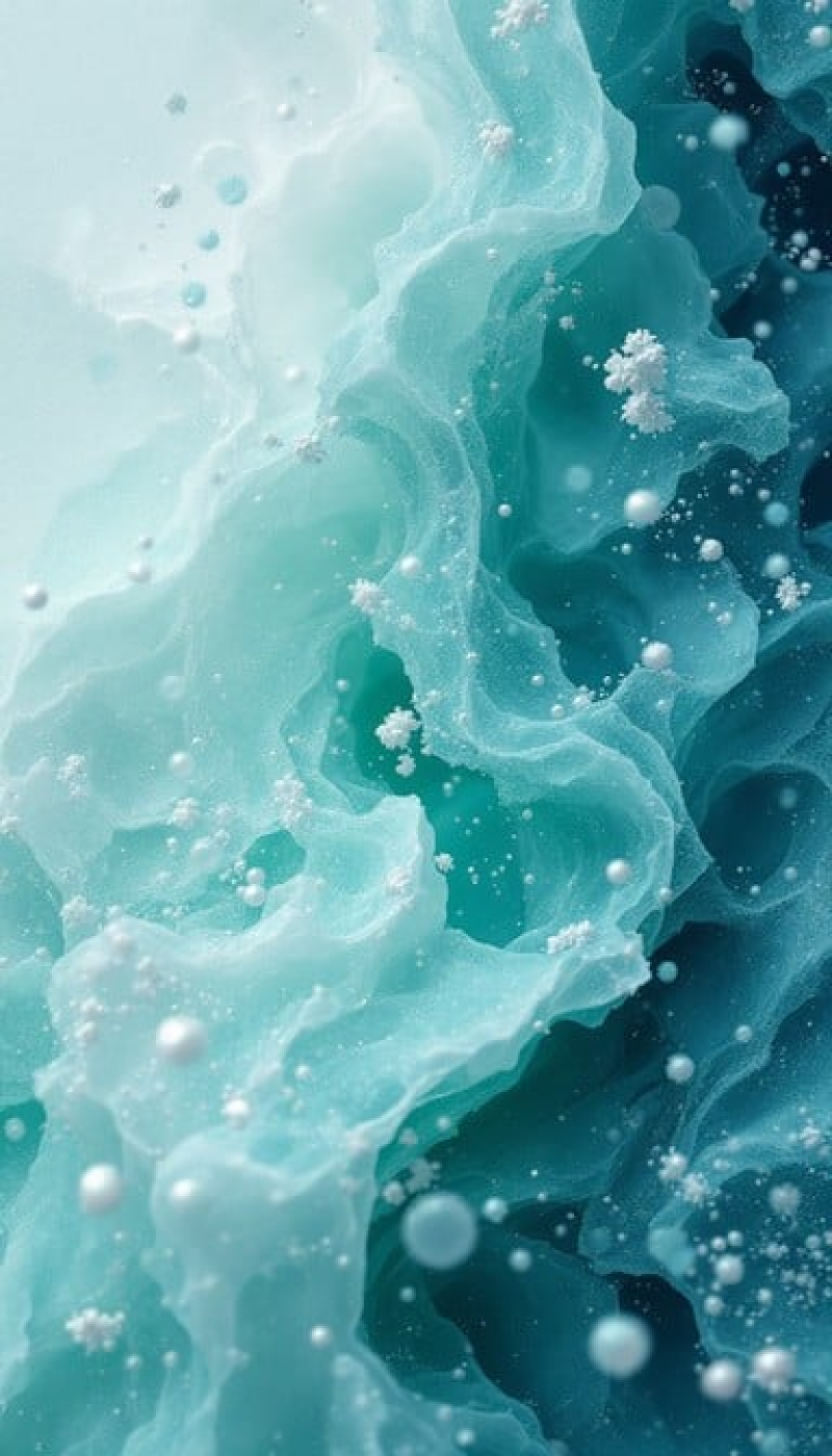 Flowing Turquoise Crystal