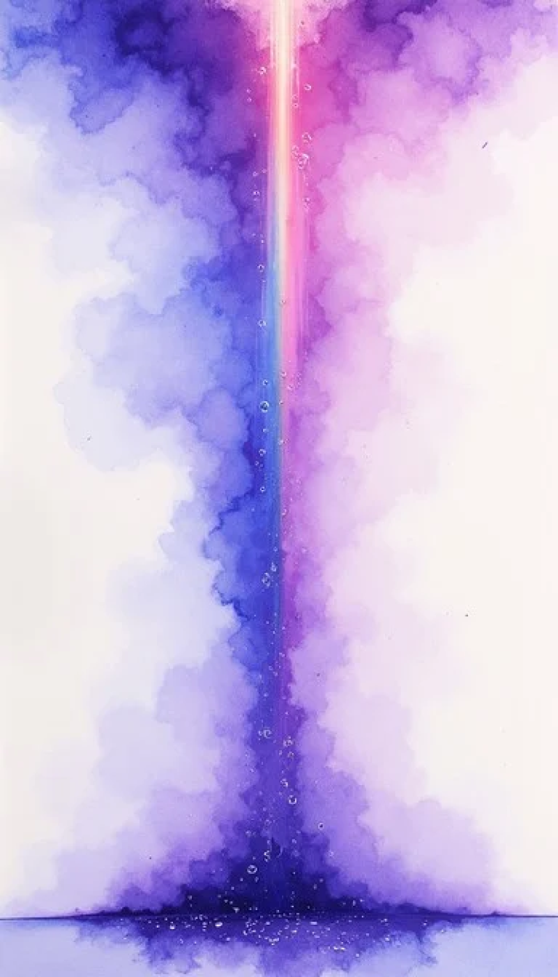 Ethereal Purple Rising